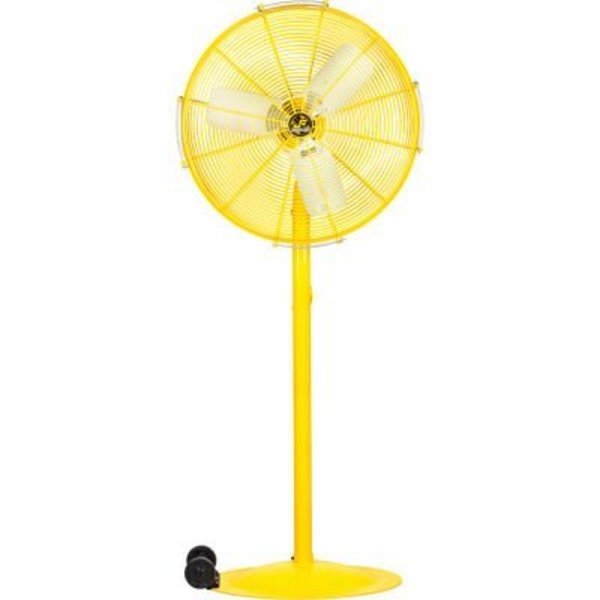 Hunter Fan Co. Jan Fan Jan Fan 20in Pedestal Fan w/ Wheel Kit & Drop Cord Switch, 2 Speed, Yellow, 5PK JF-MAC20-DCS